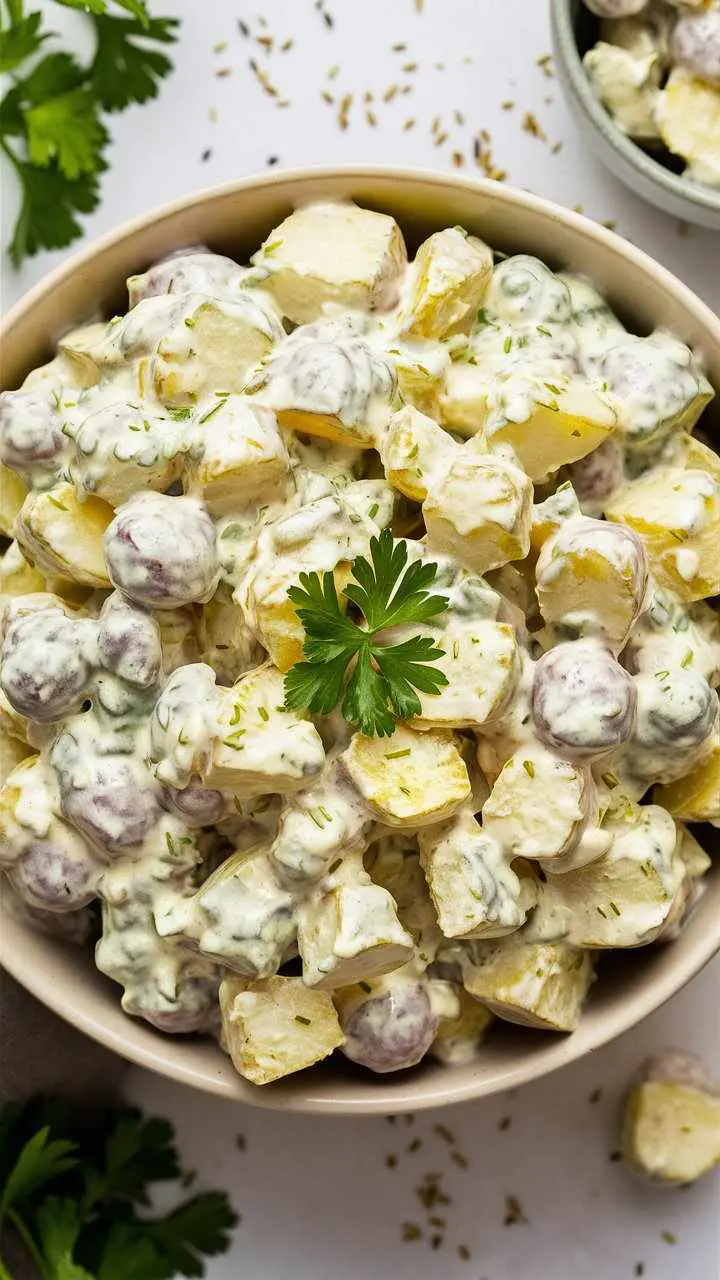 Creamy Potato Salad with Celery Seed