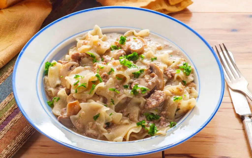 Homemade Beef Stroganoff