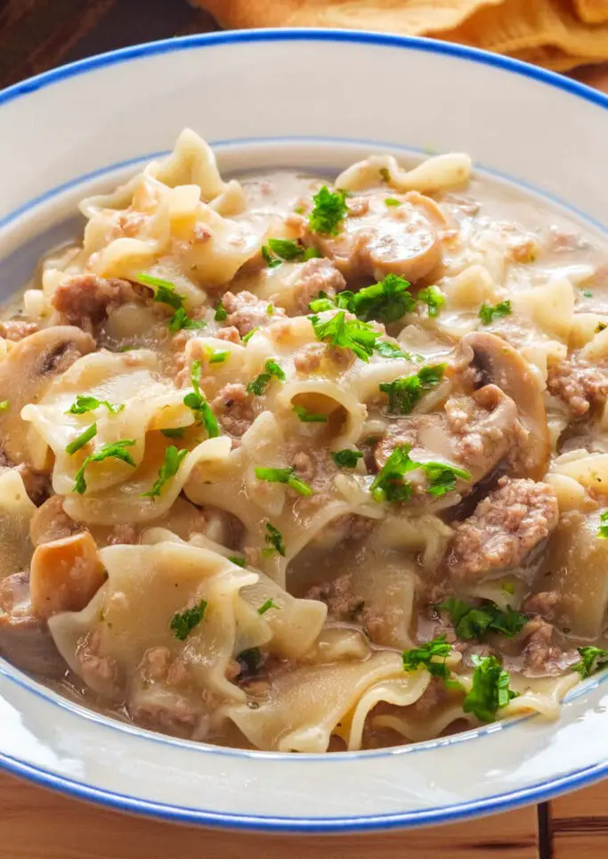 Homemade Beef Stroganoff