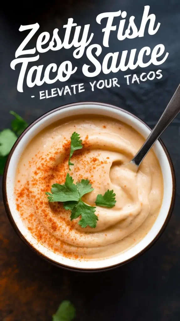 Fish Taco Sauce