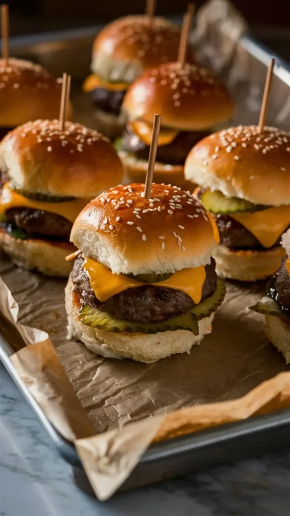 cheeseburger sliders