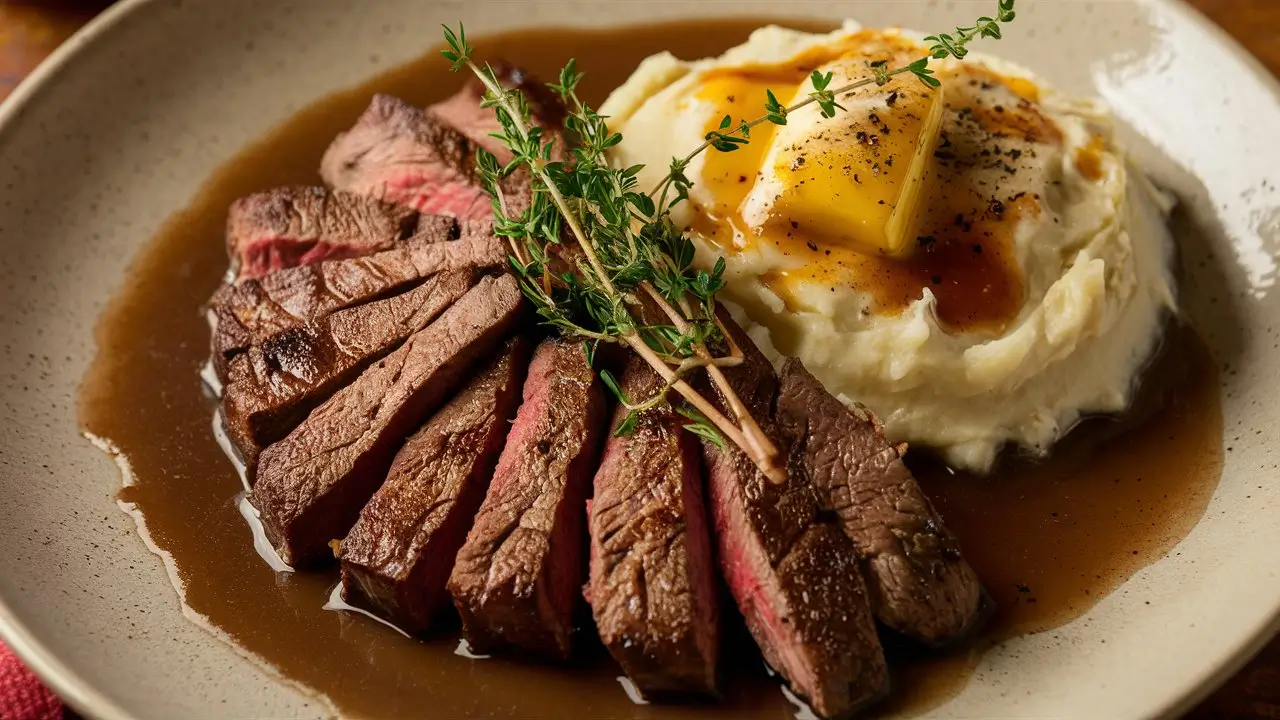 Steak and Mashed Potatoes