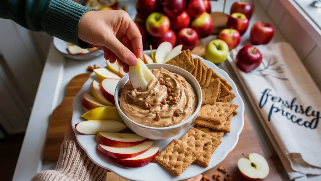 Apple Dip with Cream Cheese