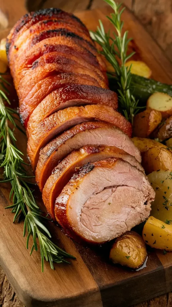 Bacon Wrapped Pork Tenderloin