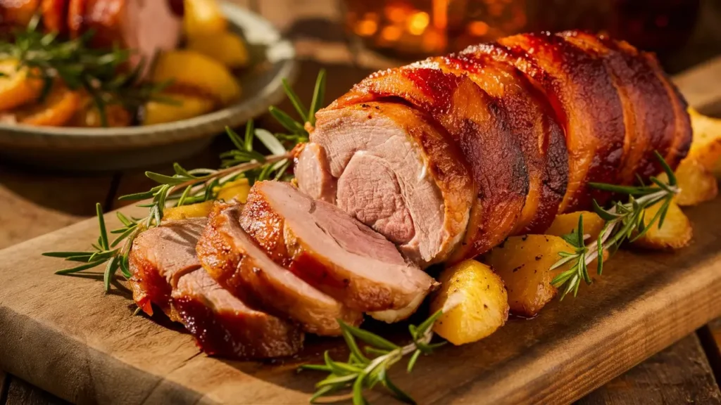 Bacon Wrapped Pork Tenderloin