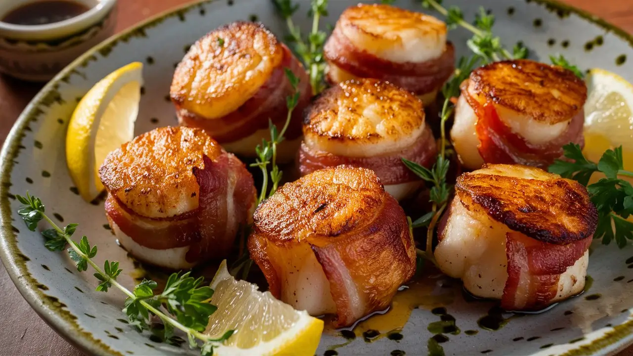 Bacon Wrapped Scallops