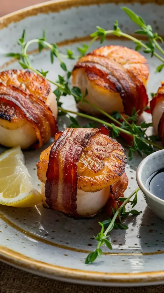 Bacon Wrapped Scallops