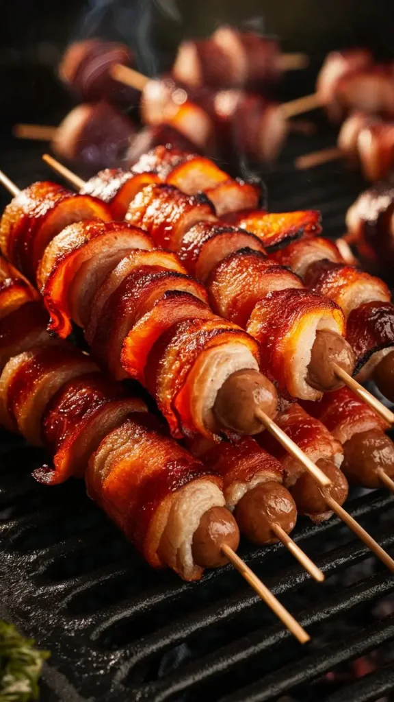Bacon Wrapped Smokies