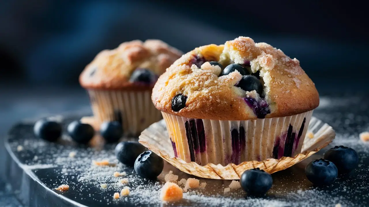 Banana Blueberry Muffins