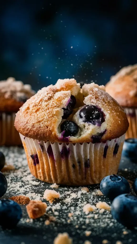 Banana Blueberry Muffins