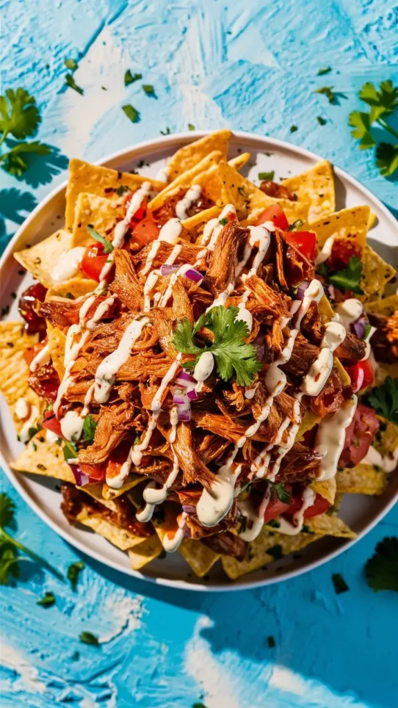 BBQ Chicken Nachos