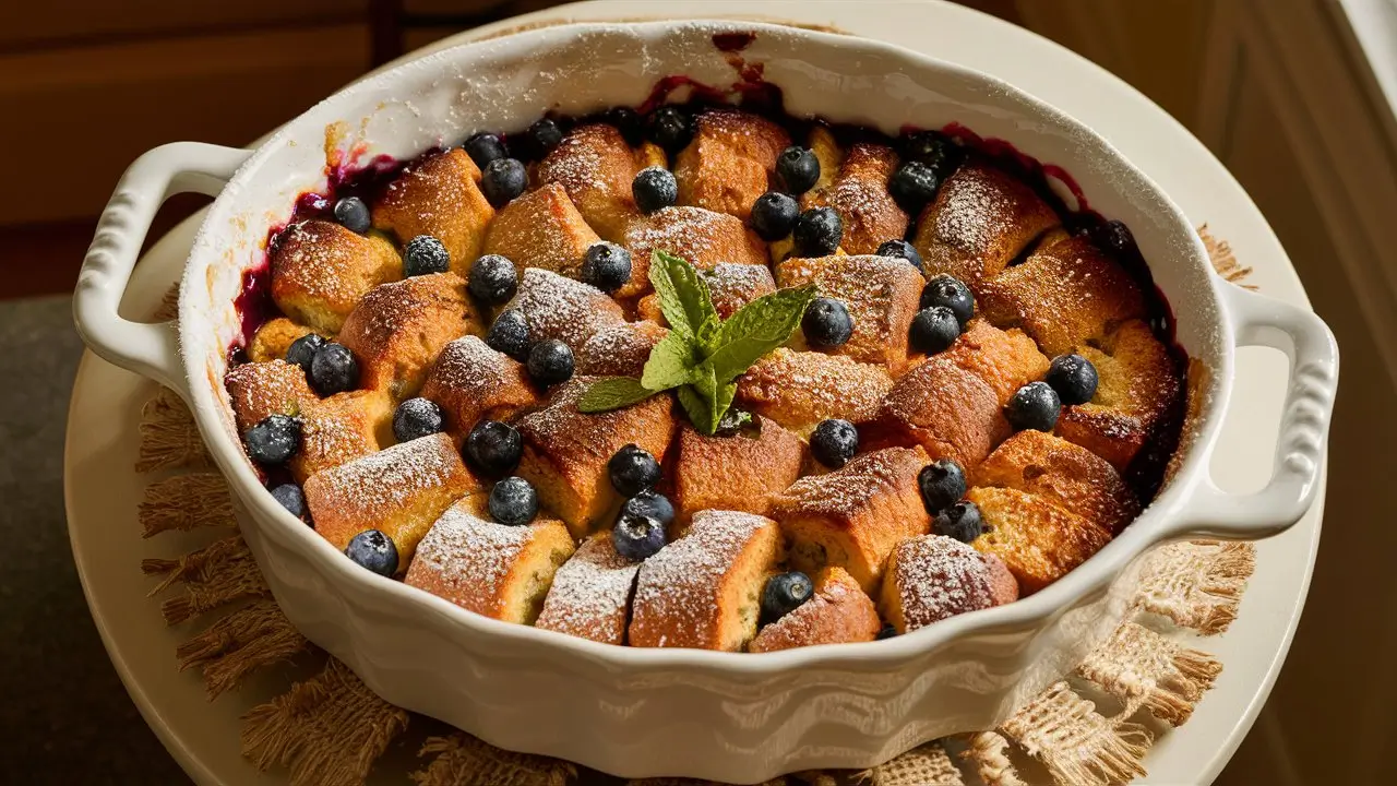 Blueberry French Toast Casserole