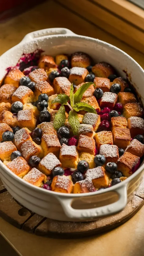 Blueberry French Toast Casserole
