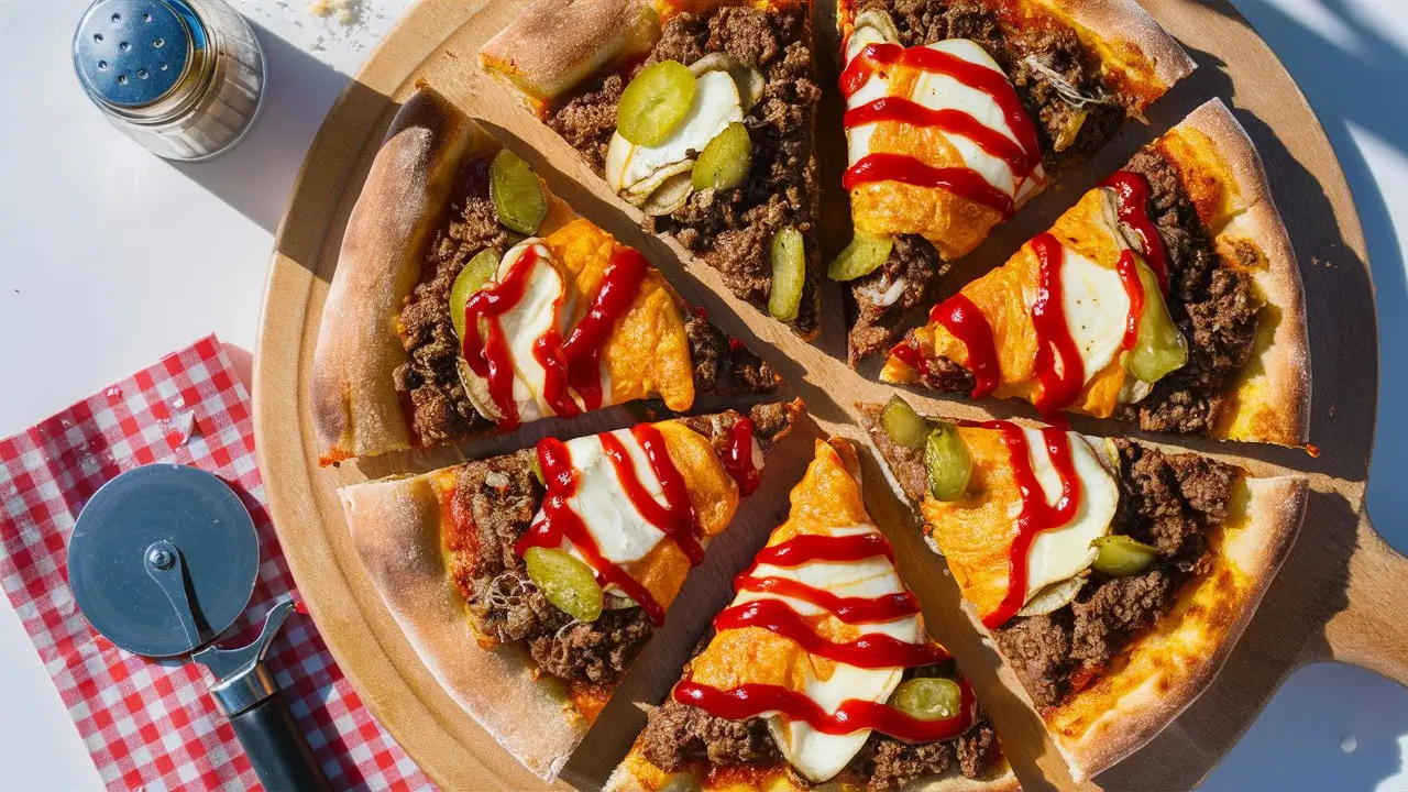Cheeseburger Pizza