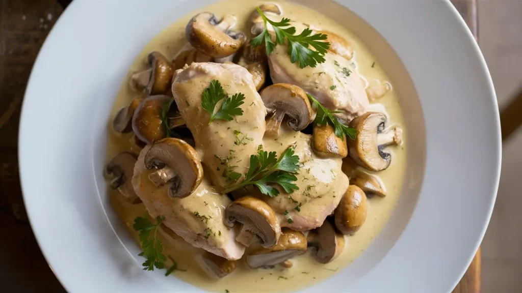 Chicken and Mushrooms
