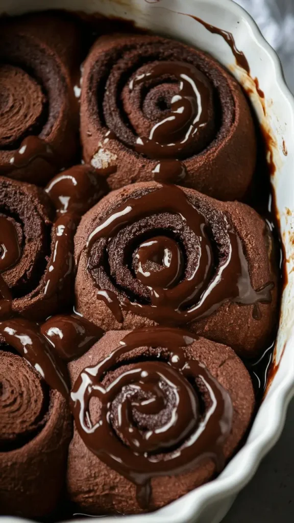Chocolate Cinnamon Rolls