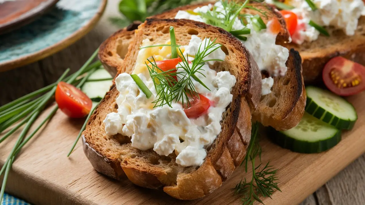 Cottage Cheese Toast