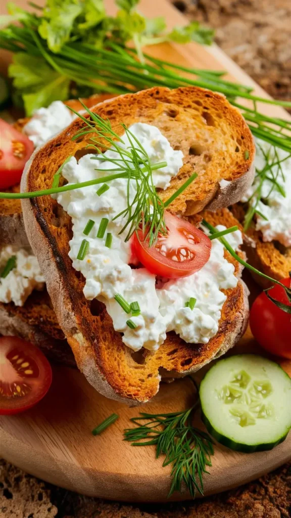 Cottage Cheese Toast