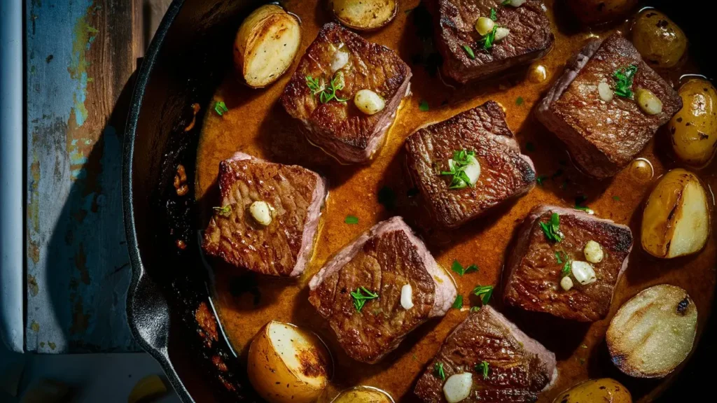 Garlic Butter Steak Bites