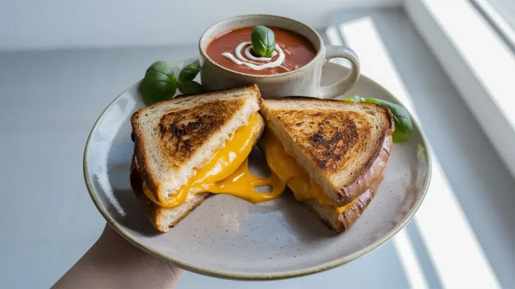 Grilled Cheese and Tomato Soup