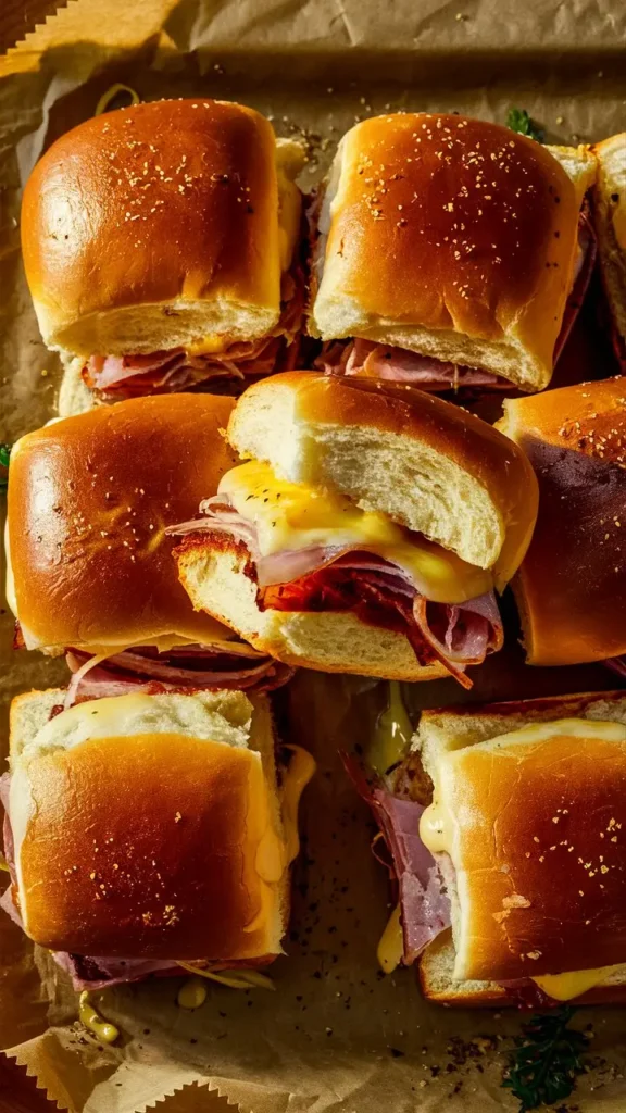 Ham and Cheese Sliders