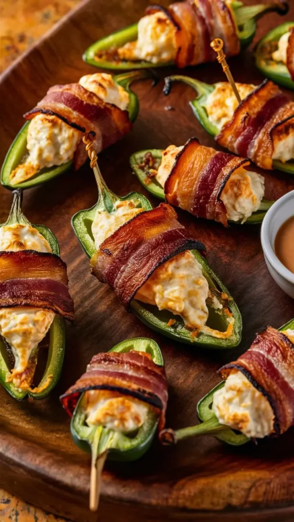 Jalapeño Bacon Wrapped