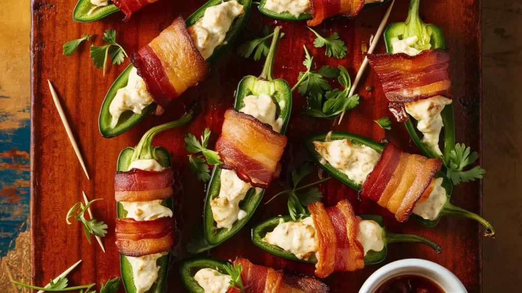 Jalapeño Bacon Wrapped