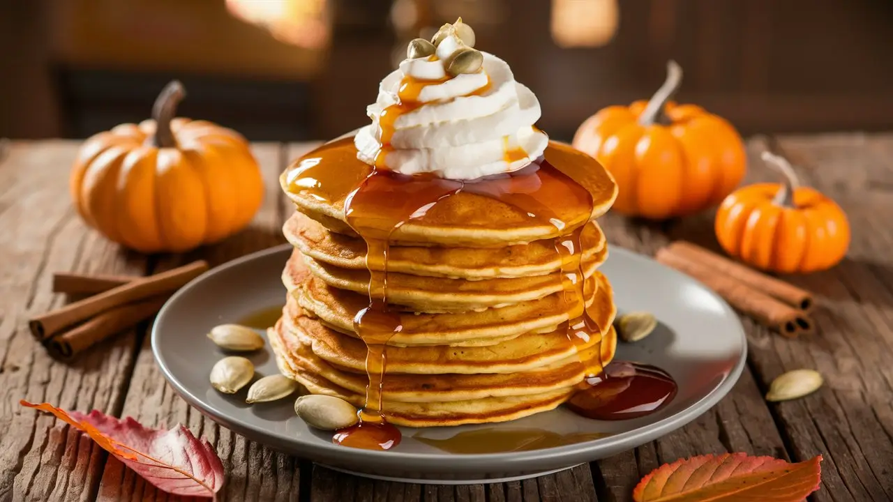 Pumpkin pancakes