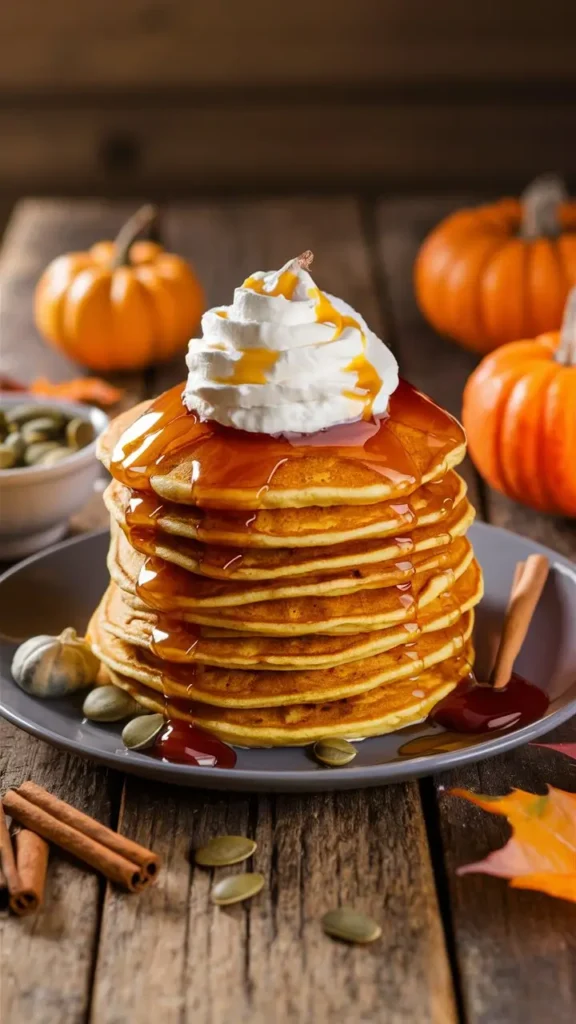 Pumpkin pancakes