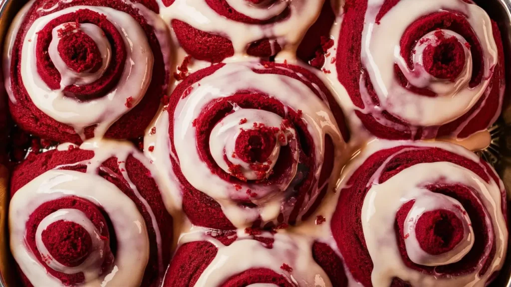 Red Velvet Cinnamon Rolls