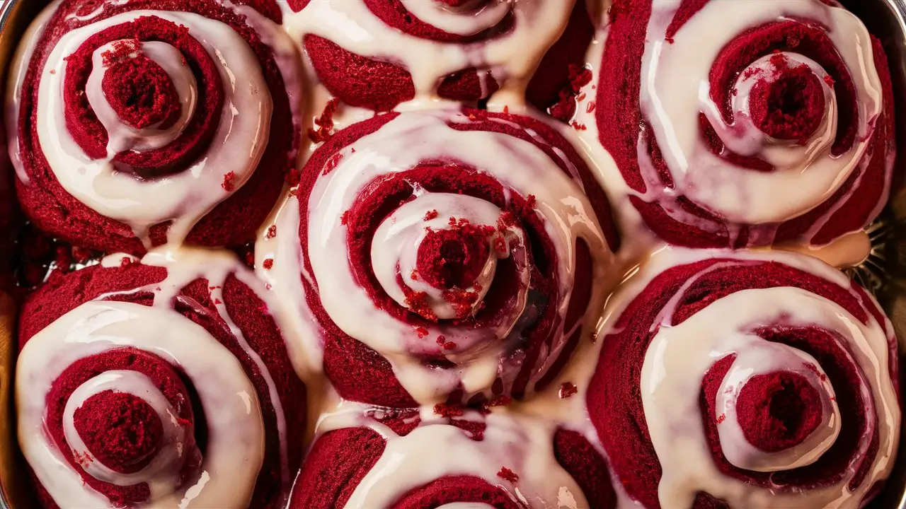Red Velvet Cinnamon Rolls