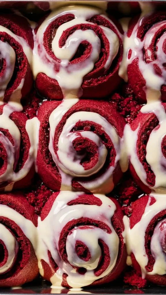 Red Velvet Cinnamon Rolls