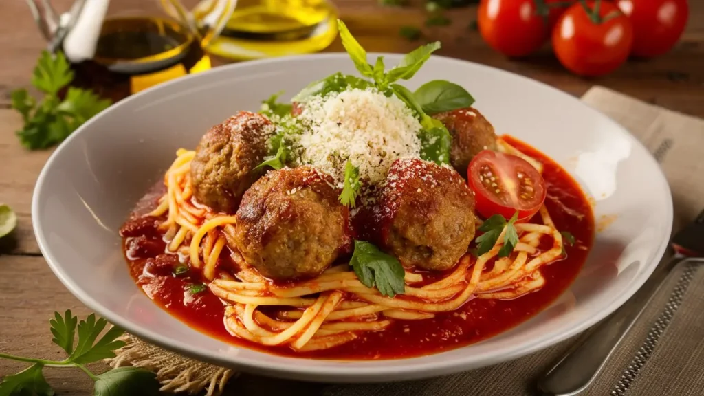 Spaghetti and Meatballs