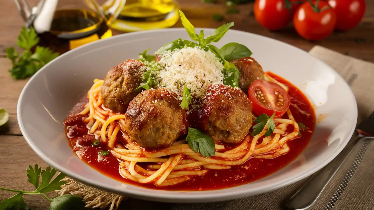 Spaghetti and Meatballs