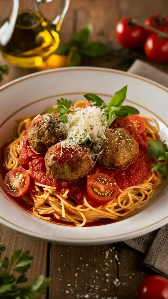 Spaghetti and Meatballs