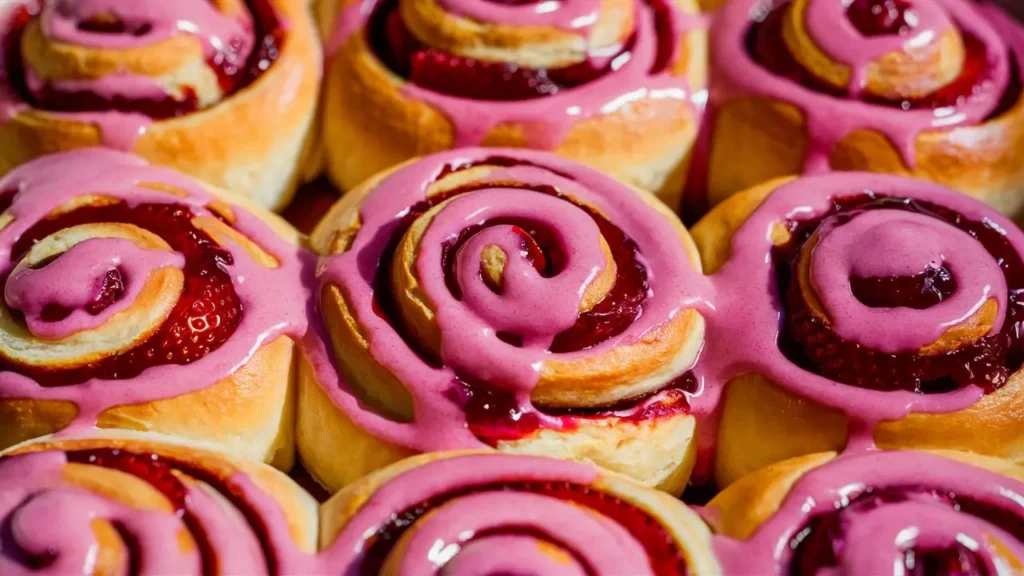Strawberry Cinnamon Rolls