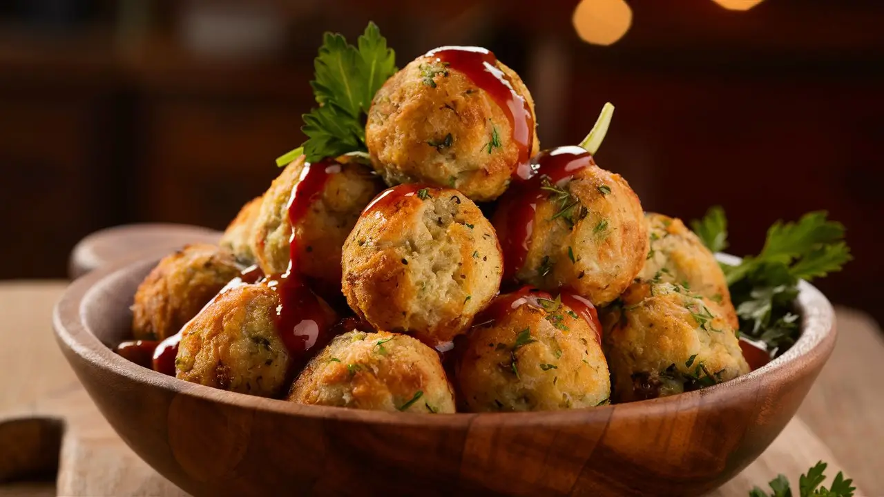 Stuffing Balls Recipe