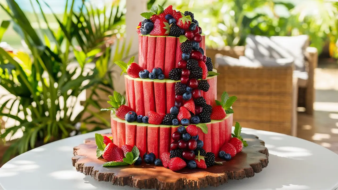Watermelon Cake