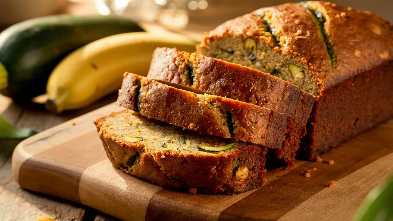 Zucchini Banana Bread