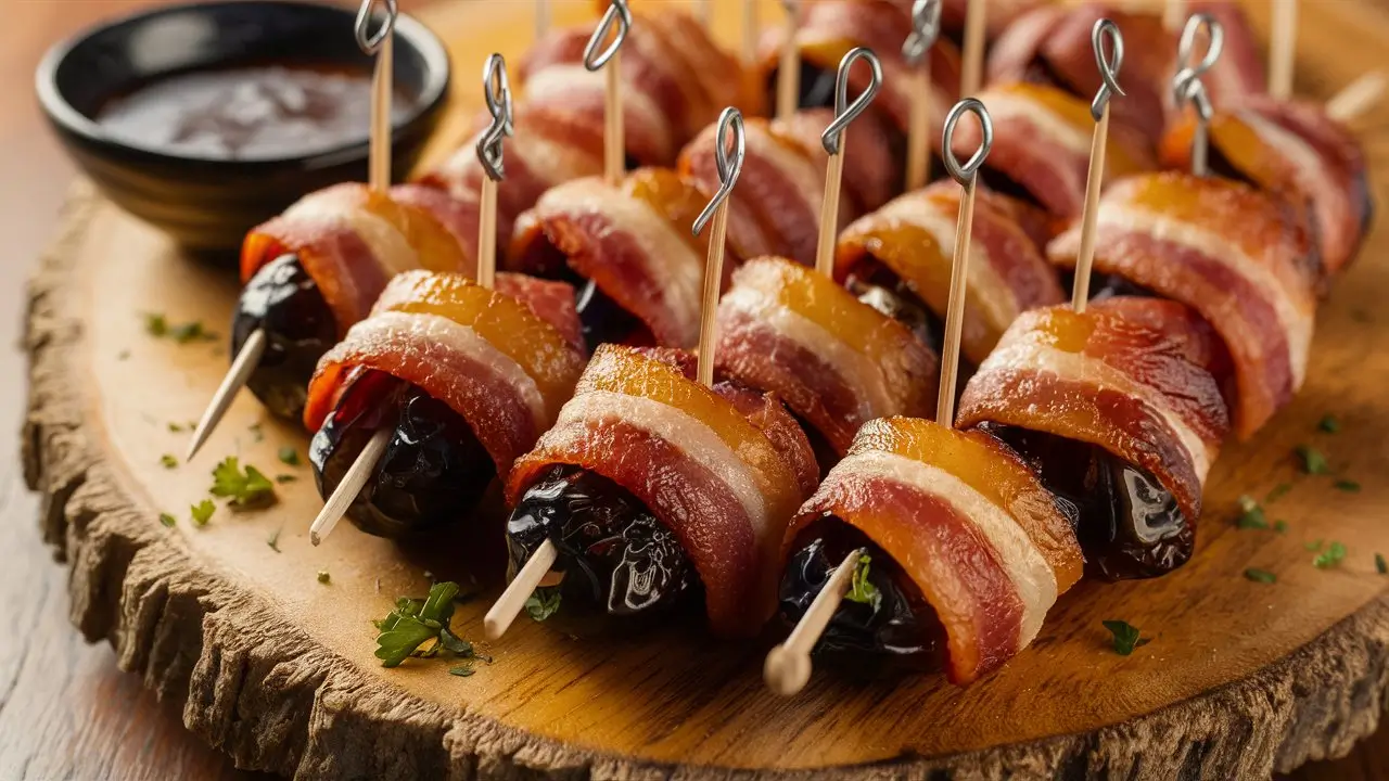 Bacon Wrapped Dates
