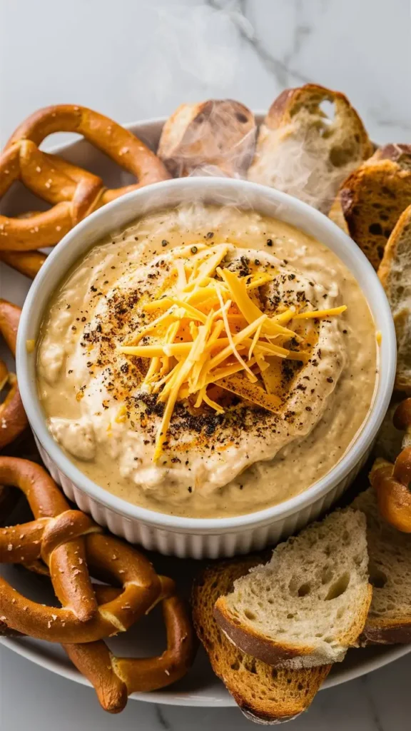 Beer Cheese Dip for Pretzels