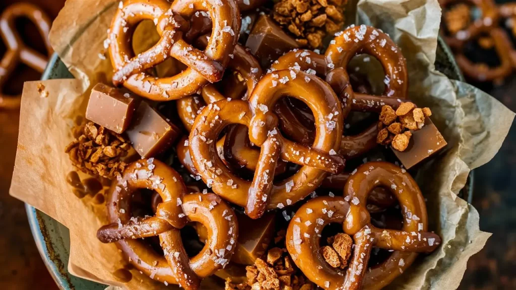 Butter Toffee Pretzels