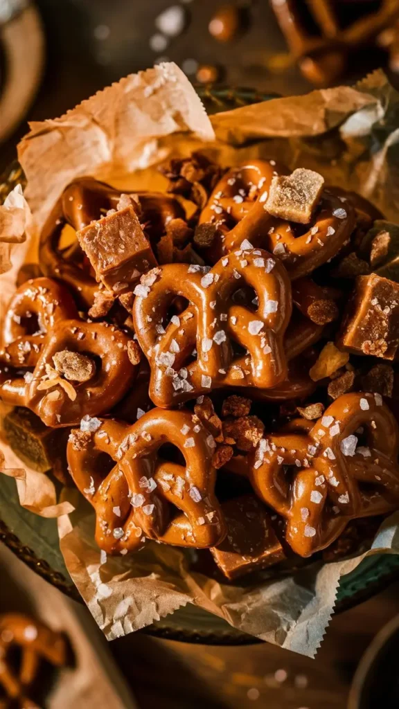 Butter Toffee Pretzels