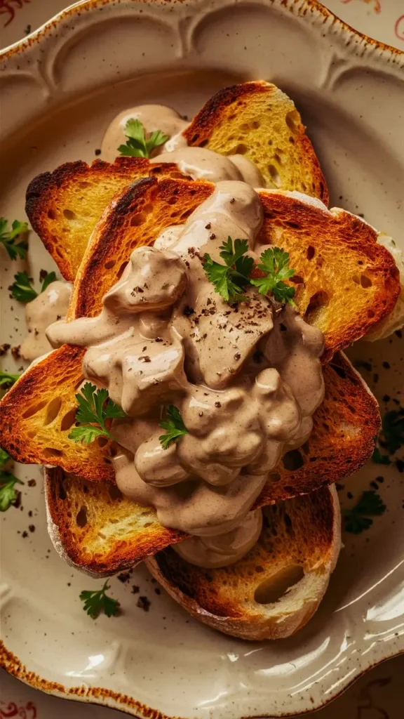 Chipped Beef on Toast