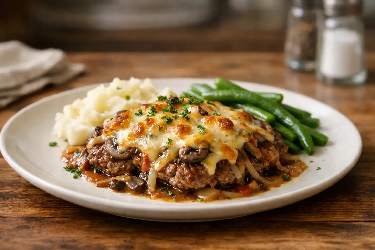 Amish Hamburger Steak Bake
