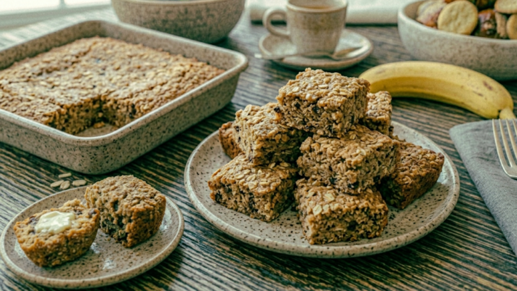 Banana Oatmeal Bars