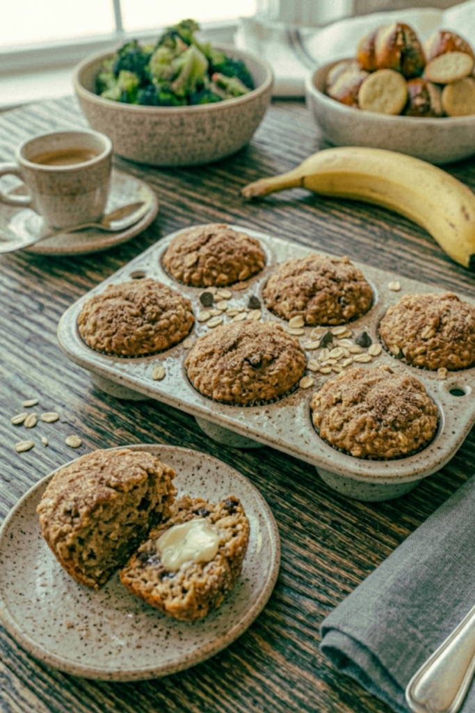 Banana Oatmeal Muffins