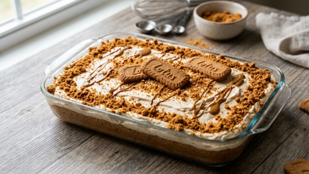Biscoff Tres Leches Cake