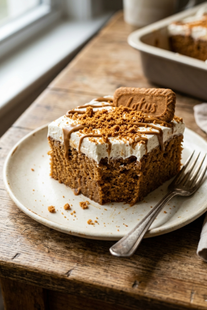 Biscoff Tres Leches Cake