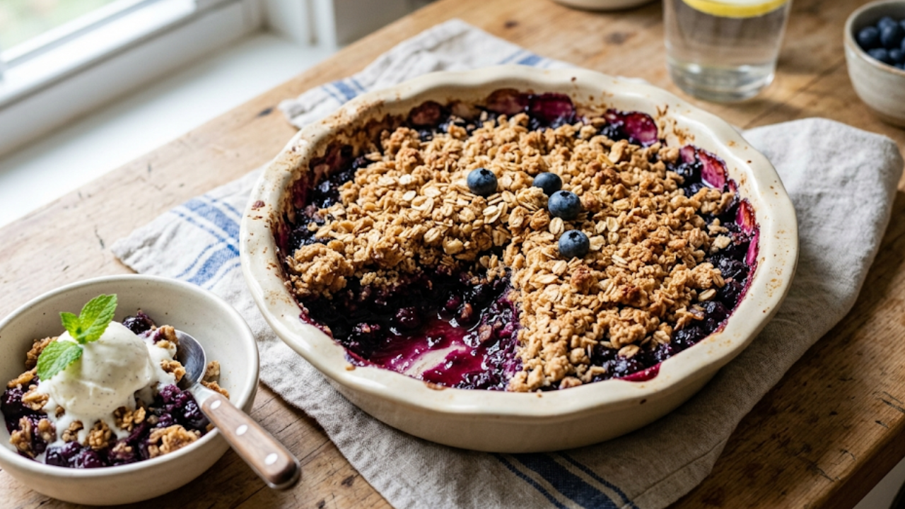 Blueberry Crumble